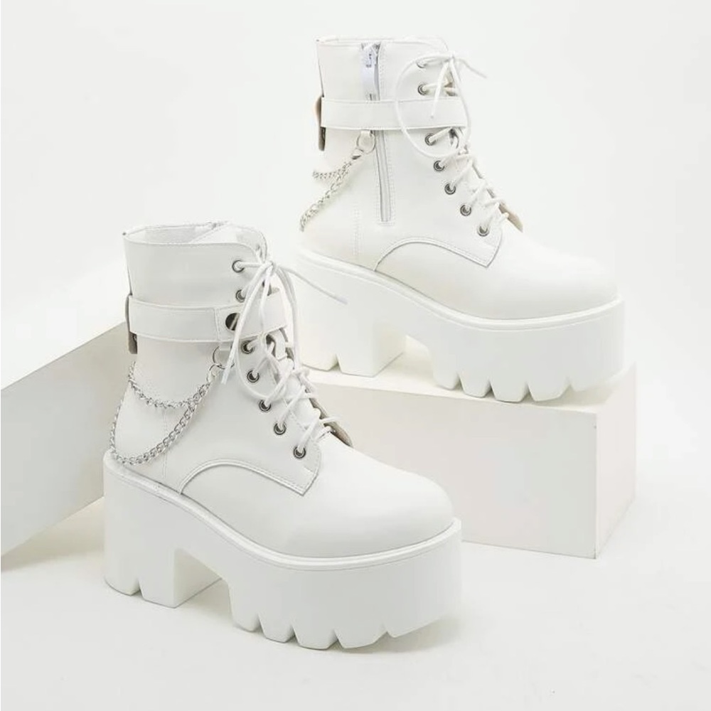 White boots